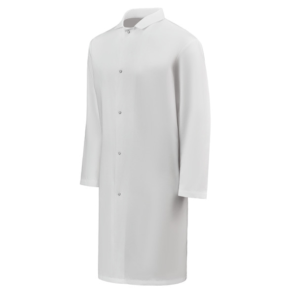 Polyester Pocketless Butcher Coat - Front